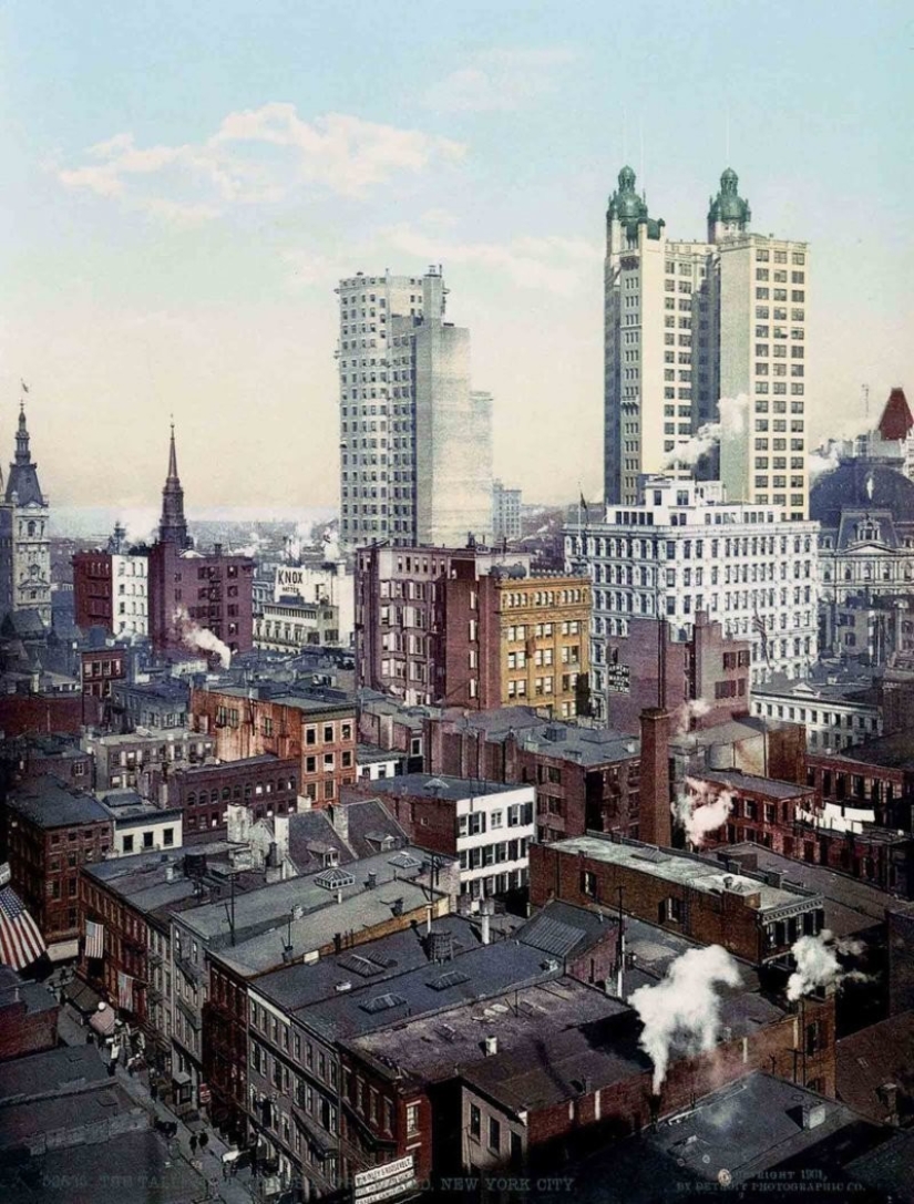 Fabulosos fotocromos de la década de 1900 en Nueva York