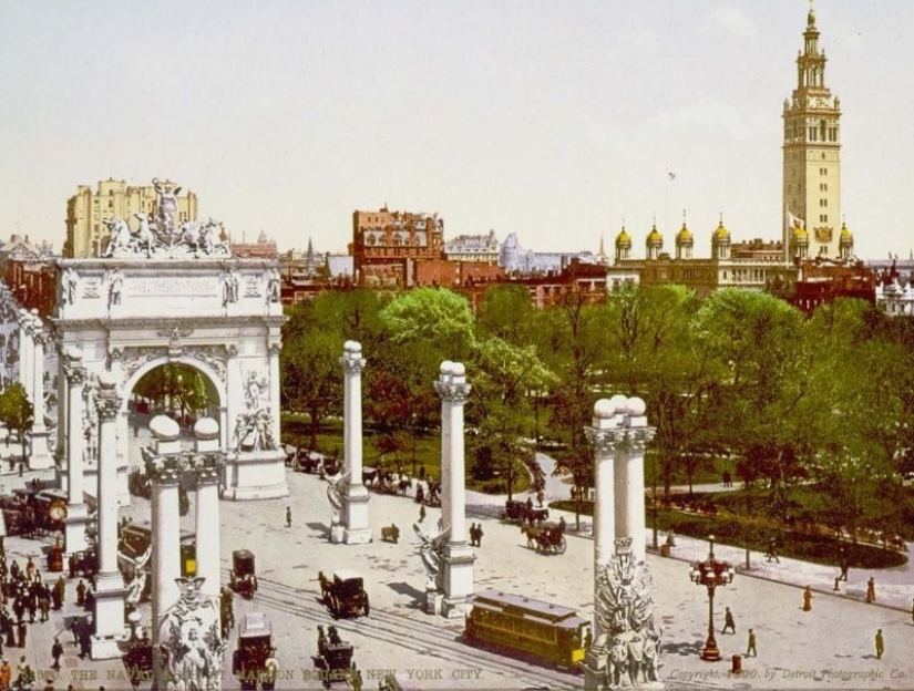 Fabulosos fotocromos de la década de 1900 en Nueva York