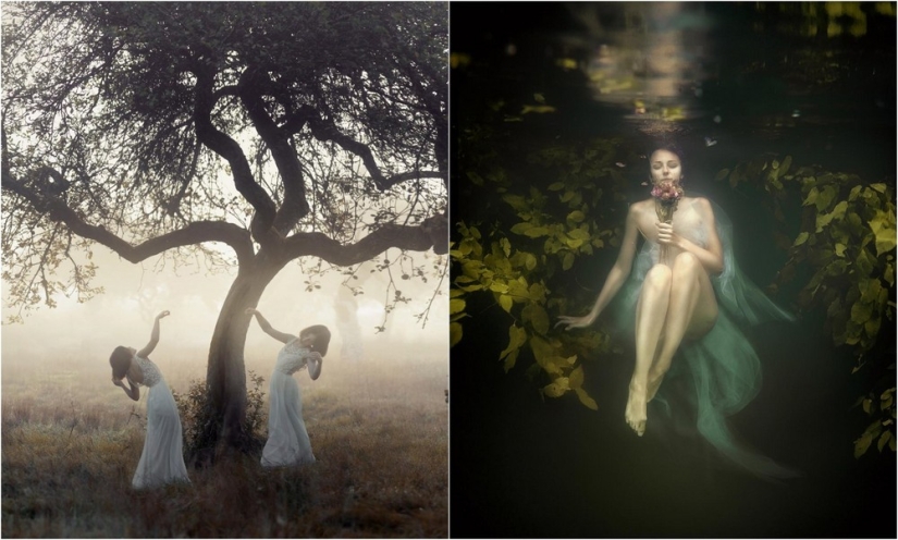 Fabulous and mystical images in the pictures Sina Domke