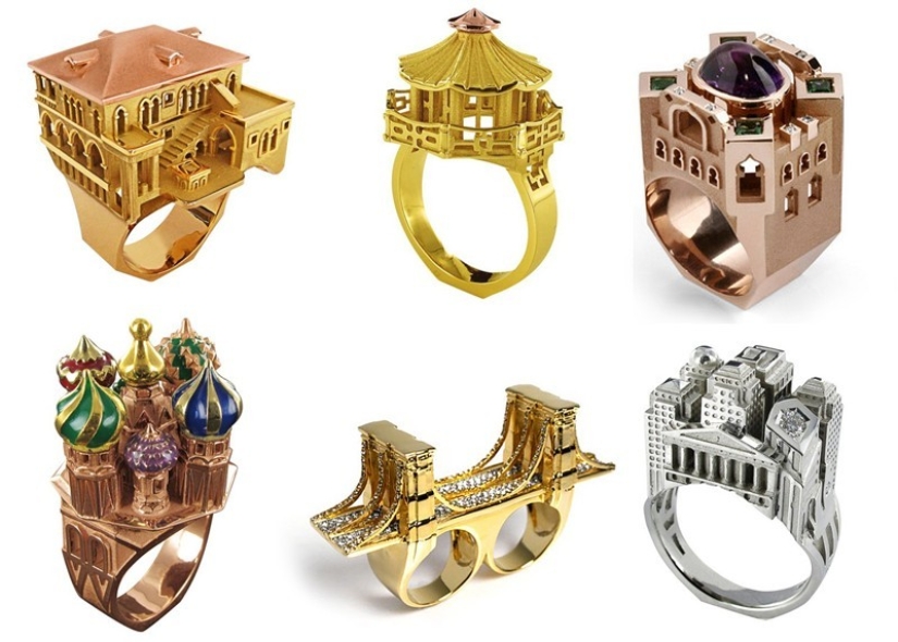 Fantásticos anillos de diseño para aquellos a los que les gusta destacar entre la multitud.