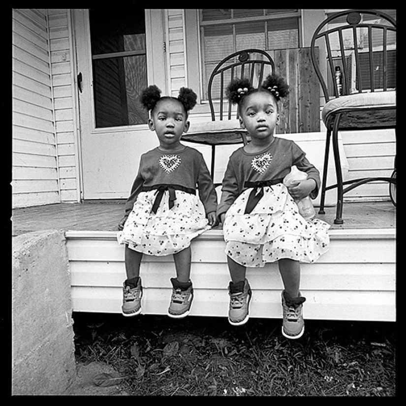Fascinantes retratos de gemelos