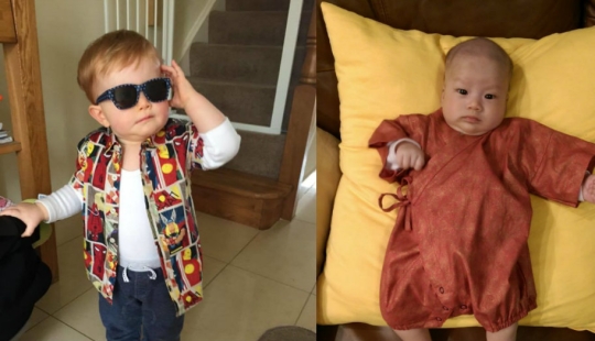 Fashion from May professional: how brilliant dads dress up kids