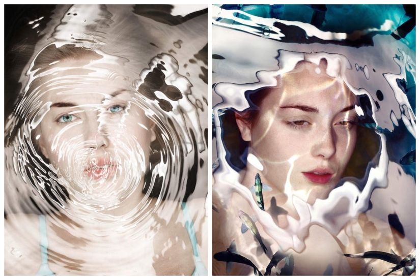 Feminidad en sí: retratos submarinos de chicas del estudio Staudinger + Franke