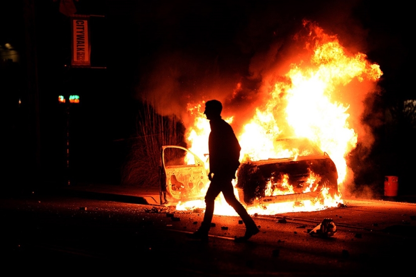 Ferguson on fire