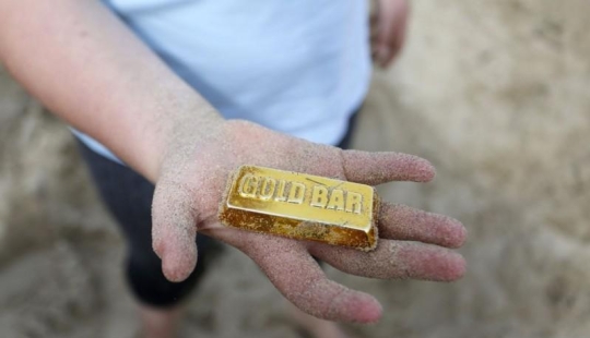 Fiebre del Oro Británica en la playa de Folkestone