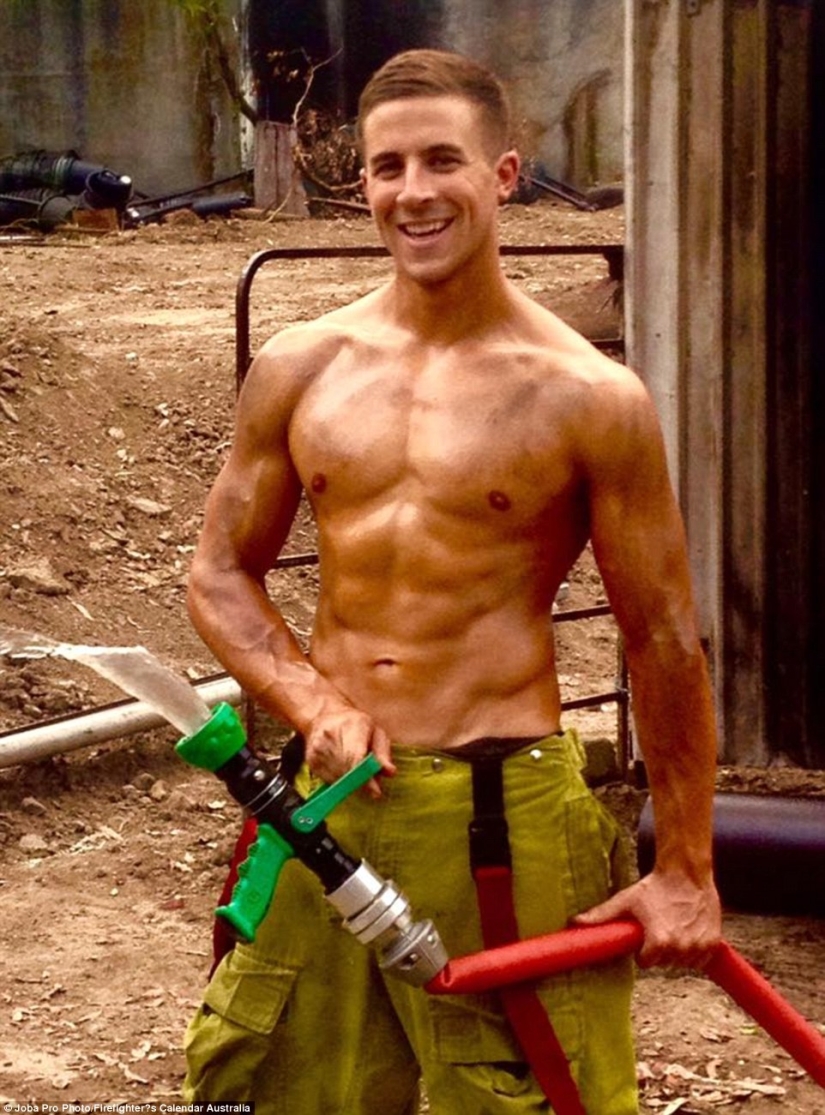 Fiery backstage: photos from the shooting of the charity calendar with naked firefighters