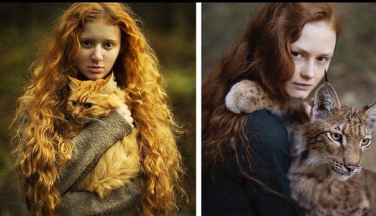 Fiery redhead beauty in the portraits of the St. Petersburg photographer Alexandra Bochkareva