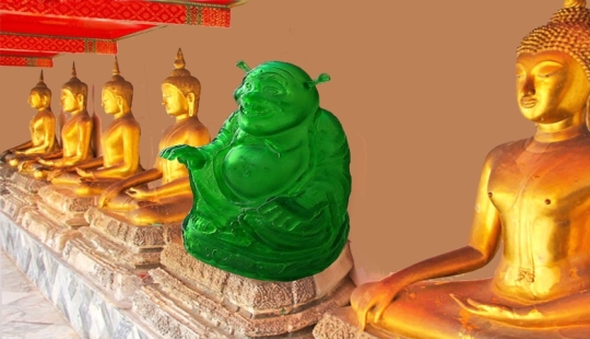 Filipina oró a la figura de Shrek durante cuatro años, considerándolo un Buda Filipina oró a la figura de Shrek durante cuatro años, considerándolo un Buda