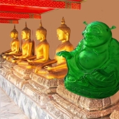 Filipina prayed to the Shrek figurine for four years, considering him a Buddha