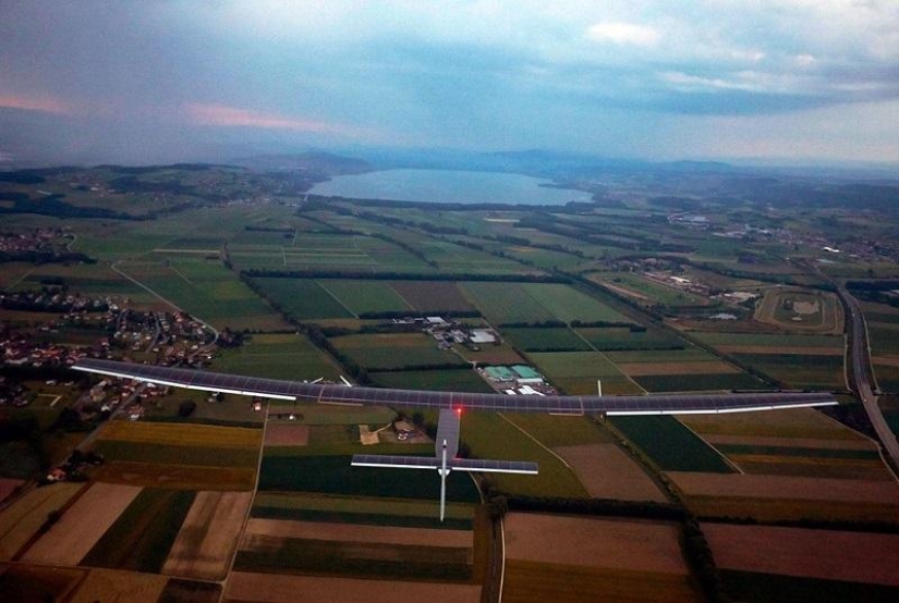 First flight of solar-powered aircraft Solar Impulse 2