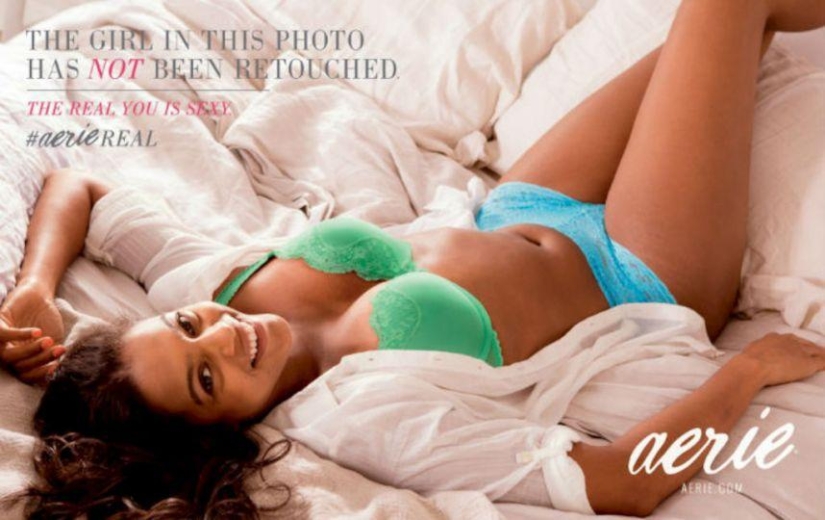 First lingerie ad without photoshop