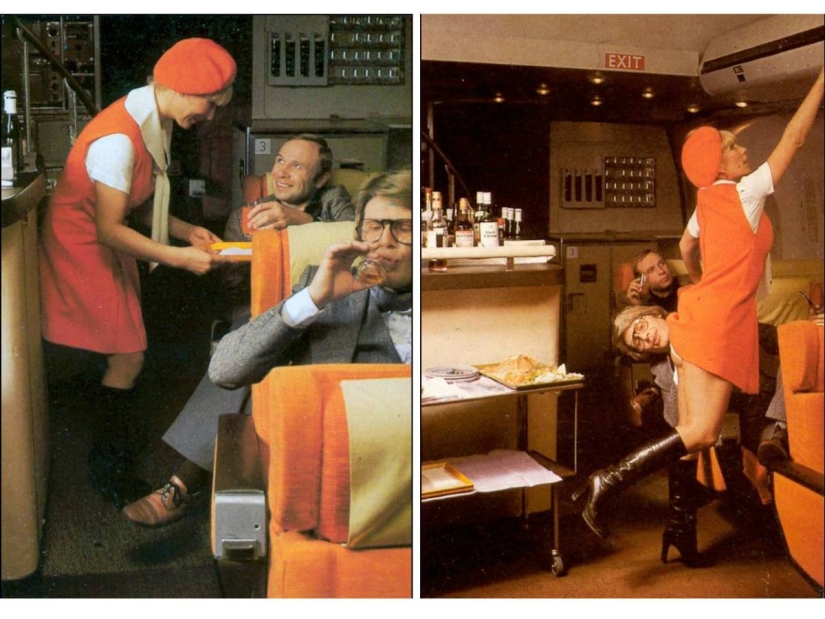 Flight attendants of the 60s were supposed to be sexy and lonely