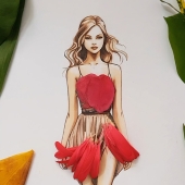 Floral Fantasy: 17 Unique Looks That I Made Using Flower Petals, Leaves And Stems