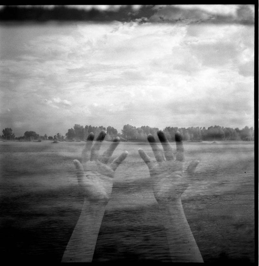 Florian Imgrund's analog photographs with double exposure