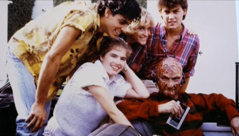 Fotogramas del rodaje de Pesadilla en Elm Street