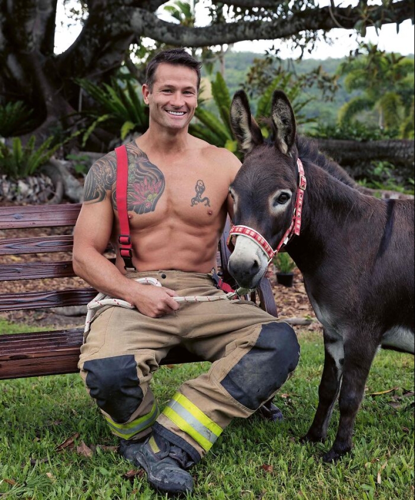 Fotos candentes del calendario de los bomberos australianos para 2024