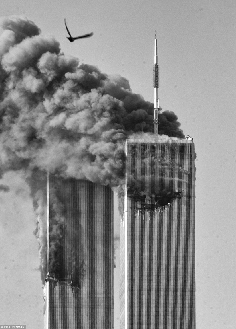 Fotos del británico Phil Penman, quien estuvo en la escena del ataque terrorista del 9/11