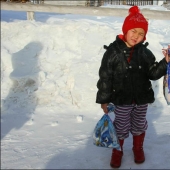 Four-year-old Tuvinka walked for six hours through the taiga in -34 to call for help