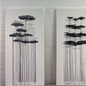 From Barcodes To Trees: My Unique Paintings That Merge Opposite Concepts