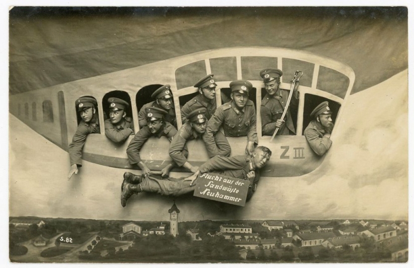 Fue una Primera Guerra Mundial deslumbrante, los soldados hicieron photoshop lo mejor que pudieron