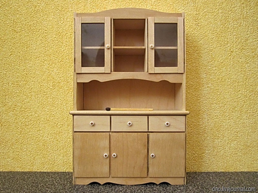 Furniture for a doll house with your own hands