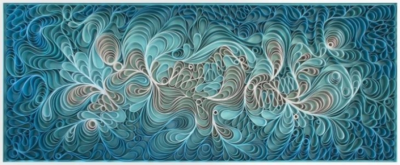 Futuristic quilling from the duo Stellman