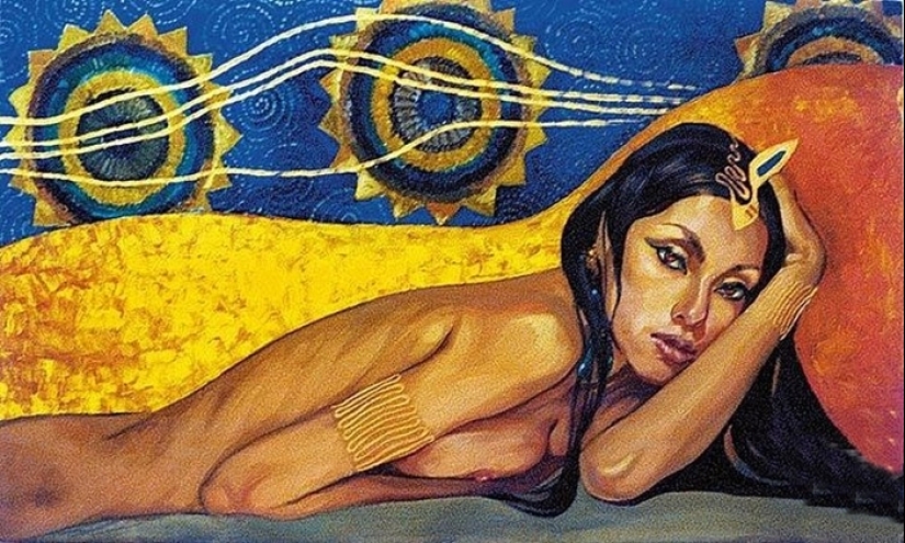 Galla Abdel Fattah and her sunny paintings full of mystery, intrigue and passion