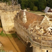 Gedelon es un castillo medieval en Francia, que se está construyendo ahora