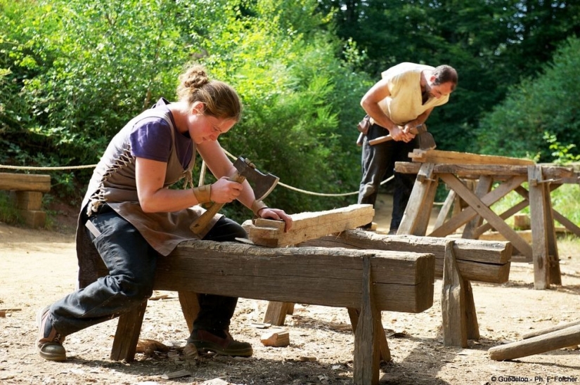 Gedelon es un castillo medieval en Francia, que se está construyendo ahora