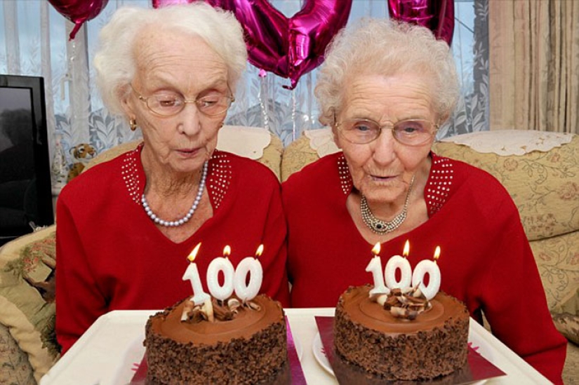 Gemelos que celebraron su centenario comparten el secreto de la longevidad