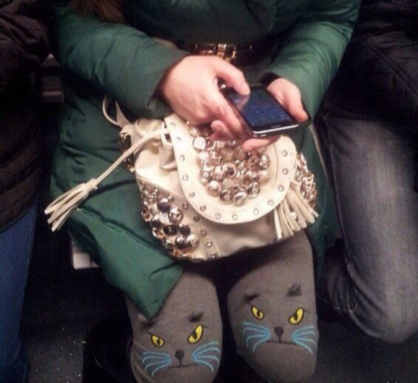 Gente de moda del metro de Moscú