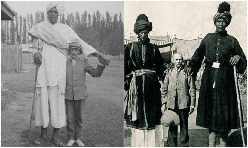 Gigantes de Cachemira: cómo se veían los enormes guardias del maharajá