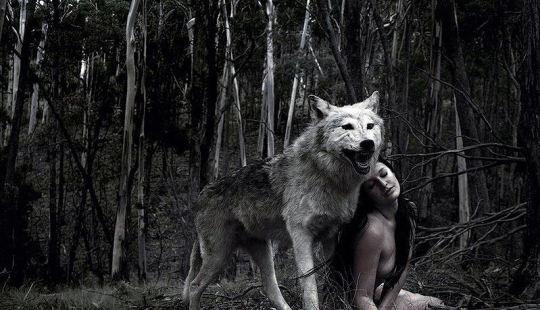 Girlish fantasies in the wild forest