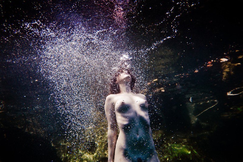 Girls and the absorbing water element by Neil Craver