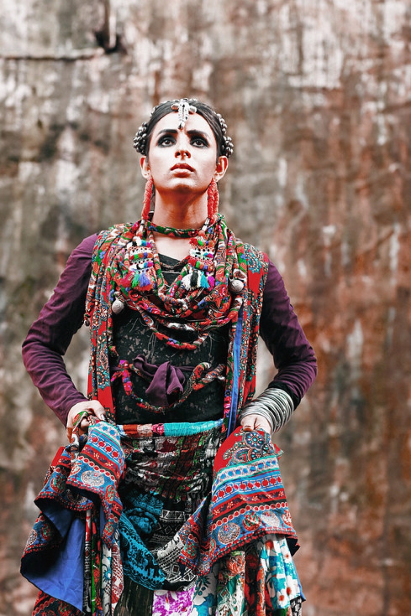 Glamorous photo shoot of the first trans model in Pakistan