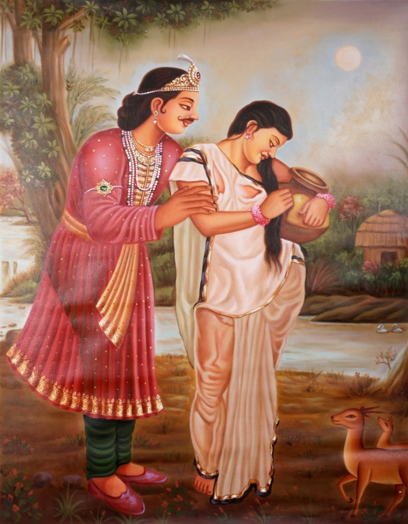 Gods, people and epochs in the paintings of the artist Vishal Gurjal