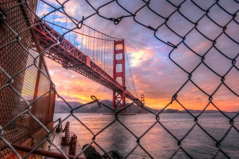 Golden Gate Bridge - the most photographed bridge in the world