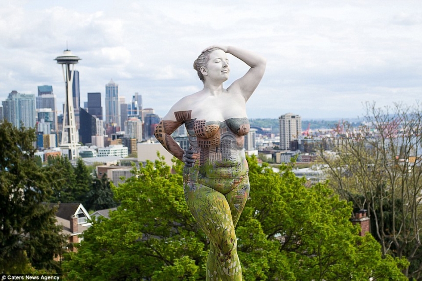 Gran camuflaje: cómo las personas desnudas se mezclan con el paisaje