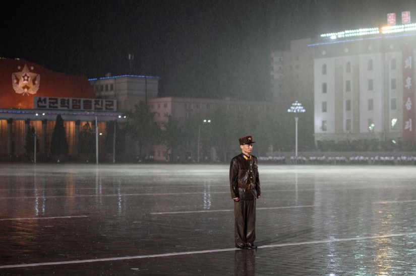 Grand Parade in North Korea