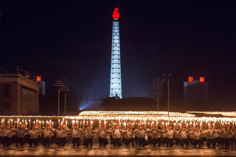 Grand Parade in North Korea