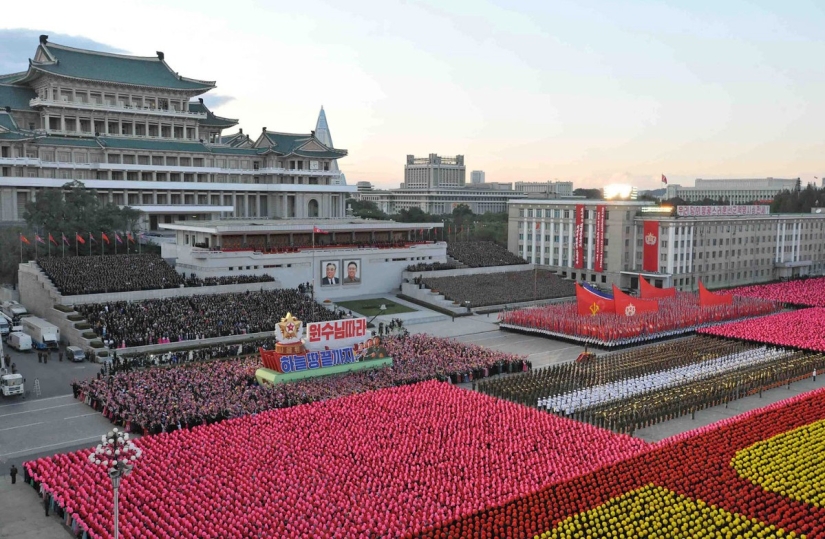 Grand Parade in North Korea