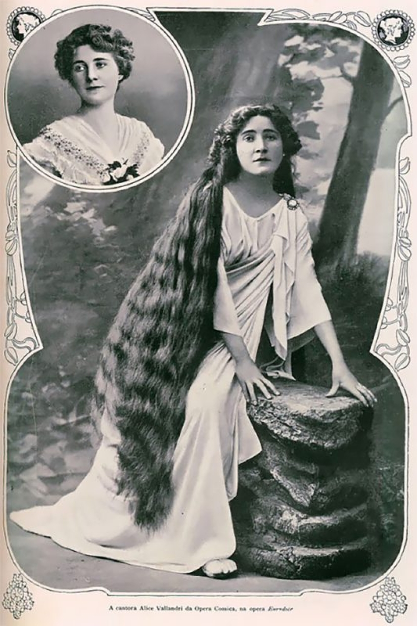 Hair lifetime: beauties of the Victorian era, which never had a haircut