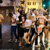Half-naked drunk students of Britain - this is how the &quot;Massacre&quot; 2014 went