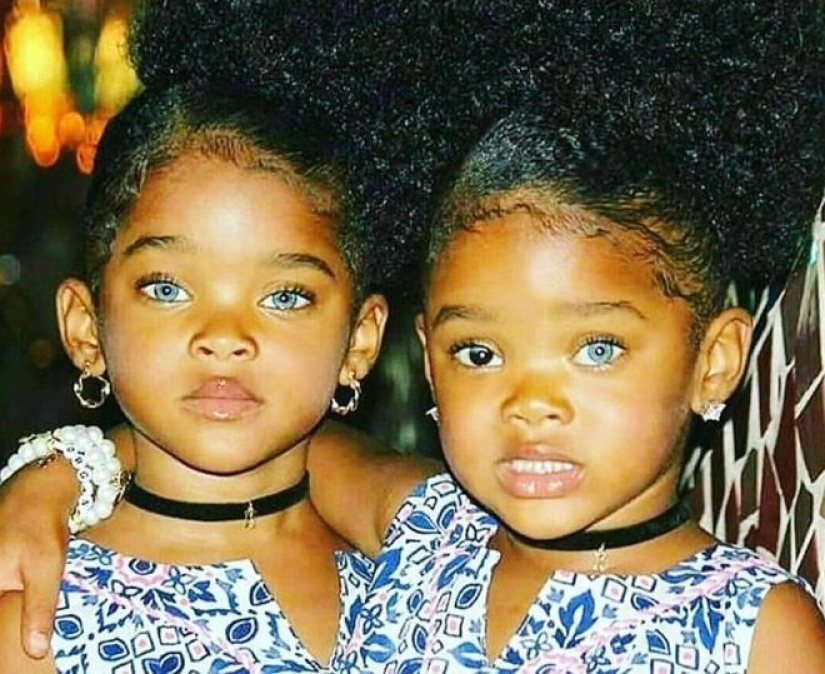 Han pasado 12 años, las hermanas gemelas con diferentes colores de ojos han crecido y se han convertido en bellezas.