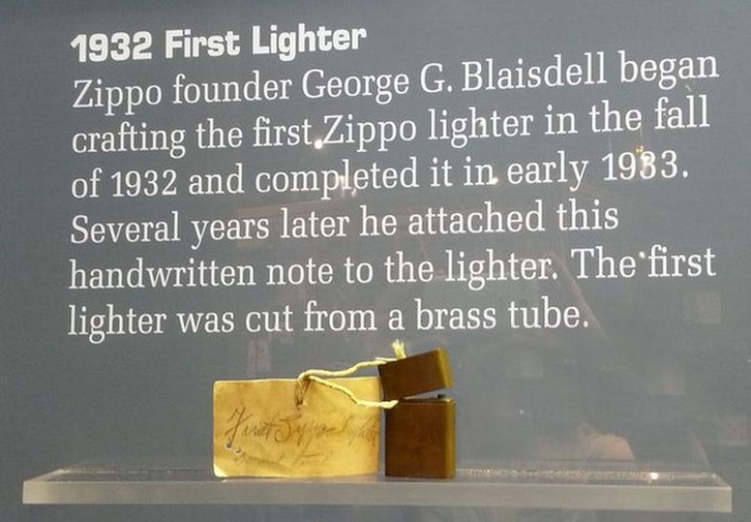 He will never refuse. History of Zippo