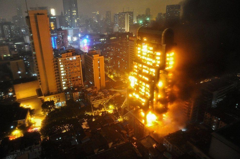 Hellfire in a Chinese skyscraper