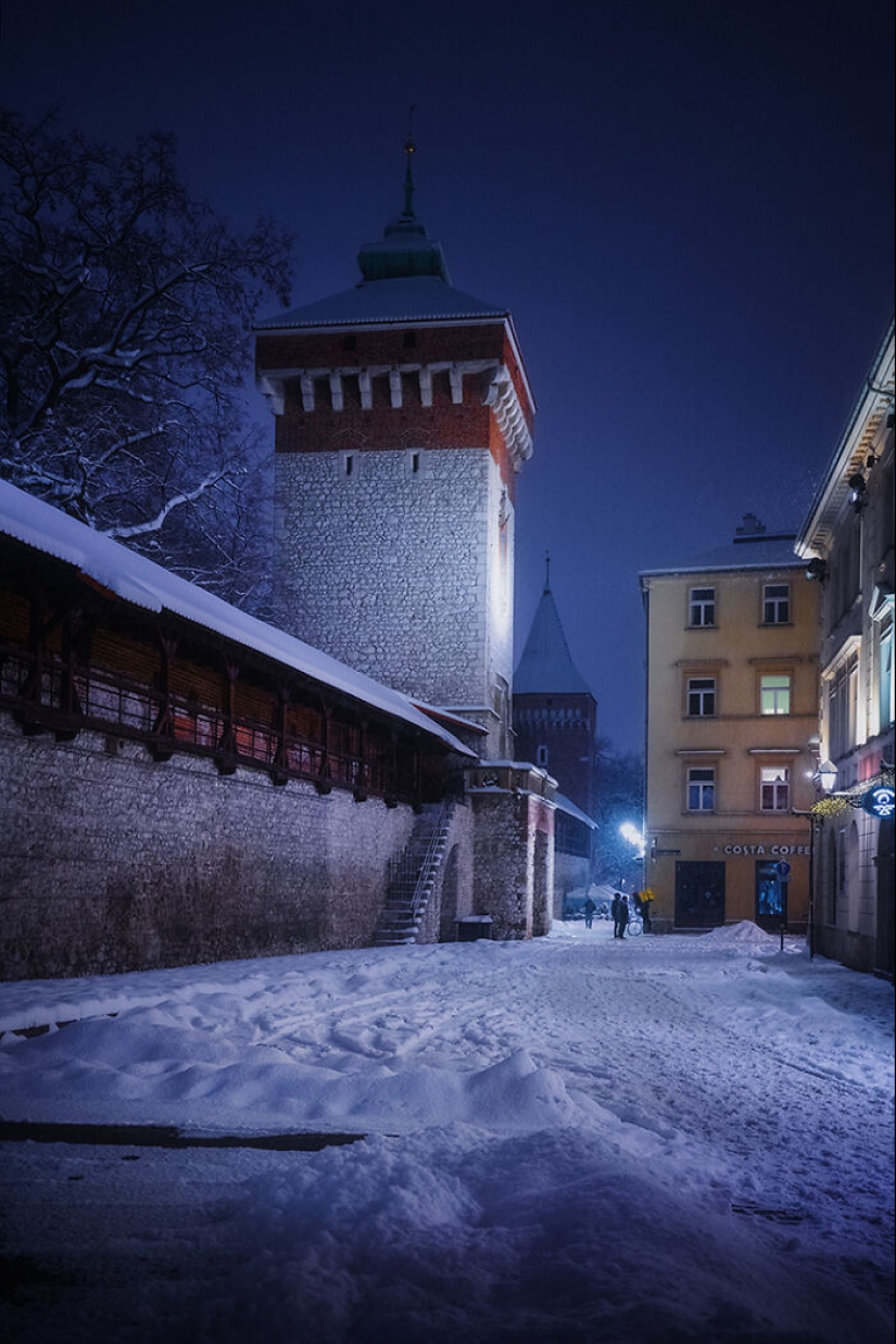 Here’s A Glimpse Into A Snowy Journey Throughout The Medieval Town Of Krakow, Captured With My Camera Lens