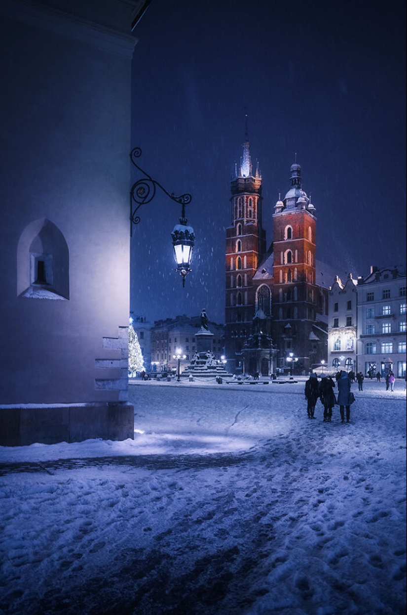 Here’s A Glimpse Into A Snowy Journey Throughout The Medieval Town Of Krakow, Captured With My Camera Lens