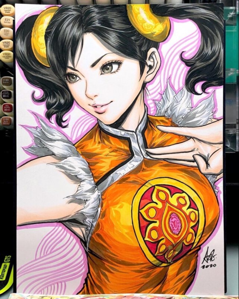 Heroic Beauties from the comic book master Stanley Lau