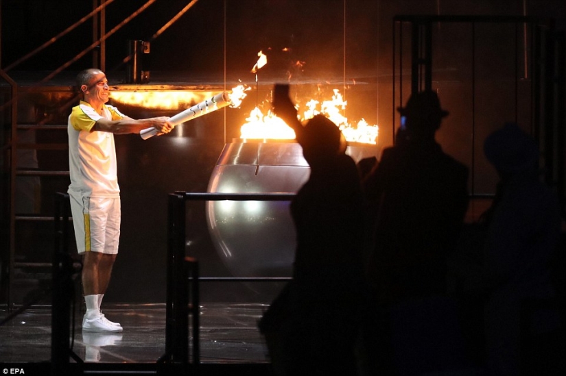 Highlights of the opening ceremony of the Summer Olympics in Rio de Janeiro